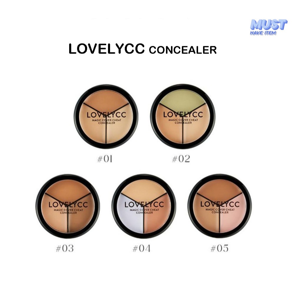 LOVELYCC Magic Cover Cheat Concealer 12g 5 สี