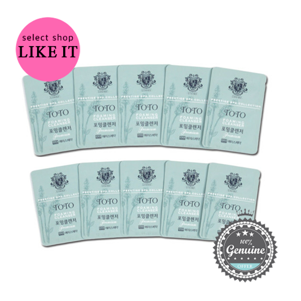 Toto Premium Foam Cleanser 3mL × 10 EA / สําหรับการเดินทาง, โฟมคลีนเซอร ์ แบบพกพา