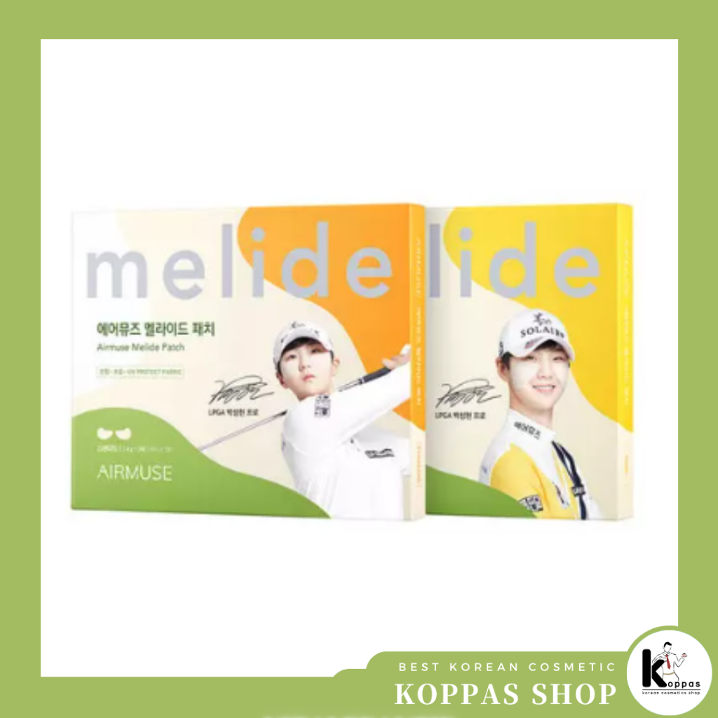 [AIRMUSE] Melide Patch แผ่นแปะไม้กอล์ฟ ป้องกันรังสียูวี (2 ขนาด) 5 คู่