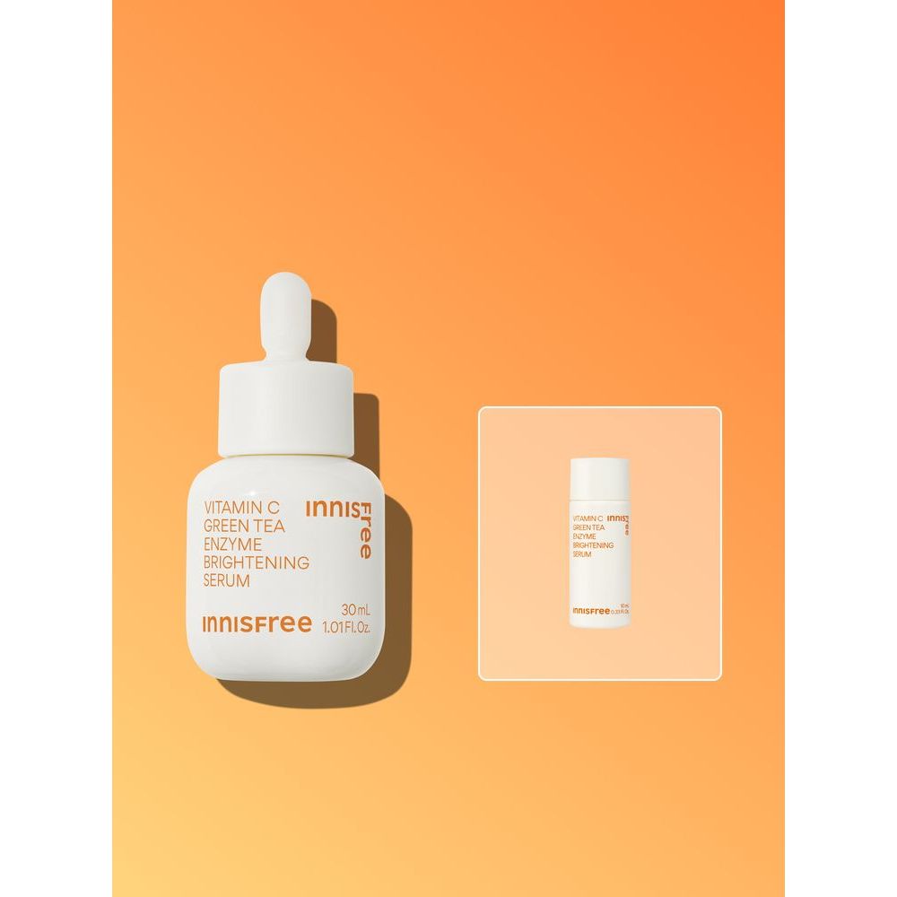 Innisfree เซรั่มวิตามินซี วิตามินซี 7-Day Tone-Up Serum Green Tea Enzyme Brightning Serum 30ml