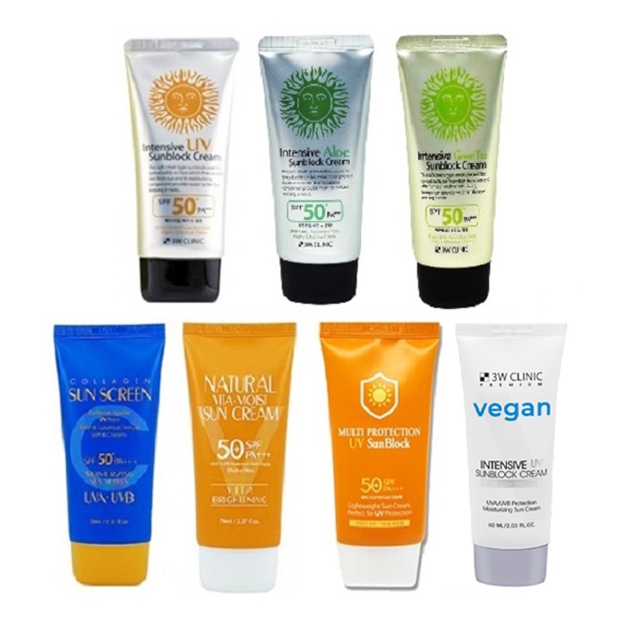 [3W Clinic ] ซันครีม SPF50 + PA + + 70ml / 60ml