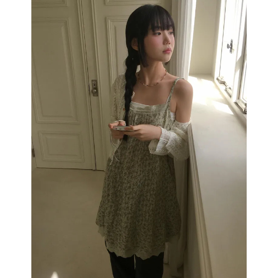 [MDO] เสื้อกล้ามสาวในป่า one piece_Khaki / สินค้า kr แท้ 100% / จัดส่งรวดเร็วจาก kr!