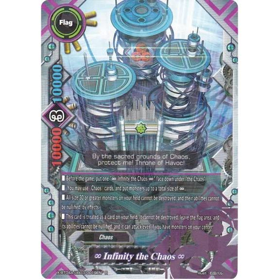 English Buddyfight Infinity the Chaos ∞ X-BT04A-UB03/0019EN (R)