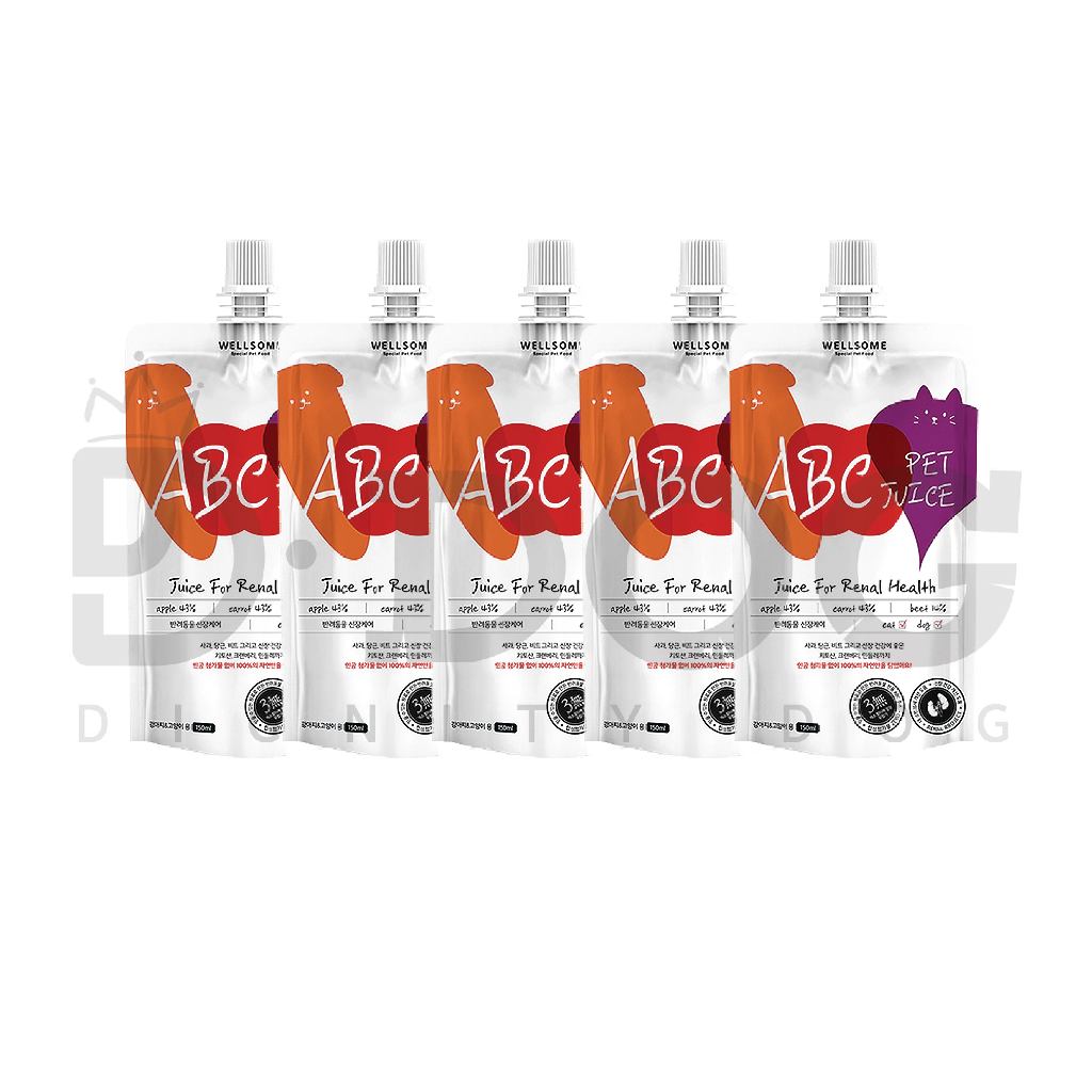 BUNDLE 【 WELLSOME 】 ABC Juice Pet Vitamin Drinking Organic Water 150ml
