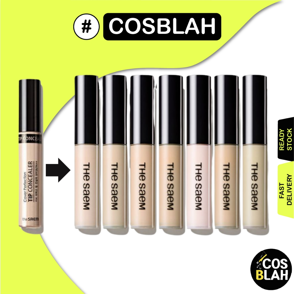 The Saem Cover Perfection Tip CONCEALER 6.5g - คอนซีลเลอร์ Dark Circle Spot