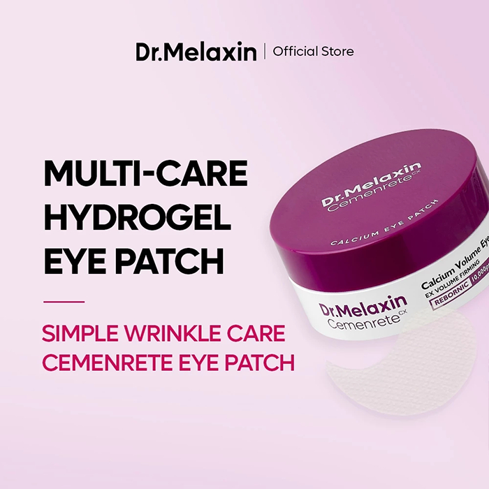 [Dr.Melaxin Official] Cemenrete Calcium Volume Eye Patch 60ea เซเมนเรต แคลเซียม วอลุ่ม อายแพทช์