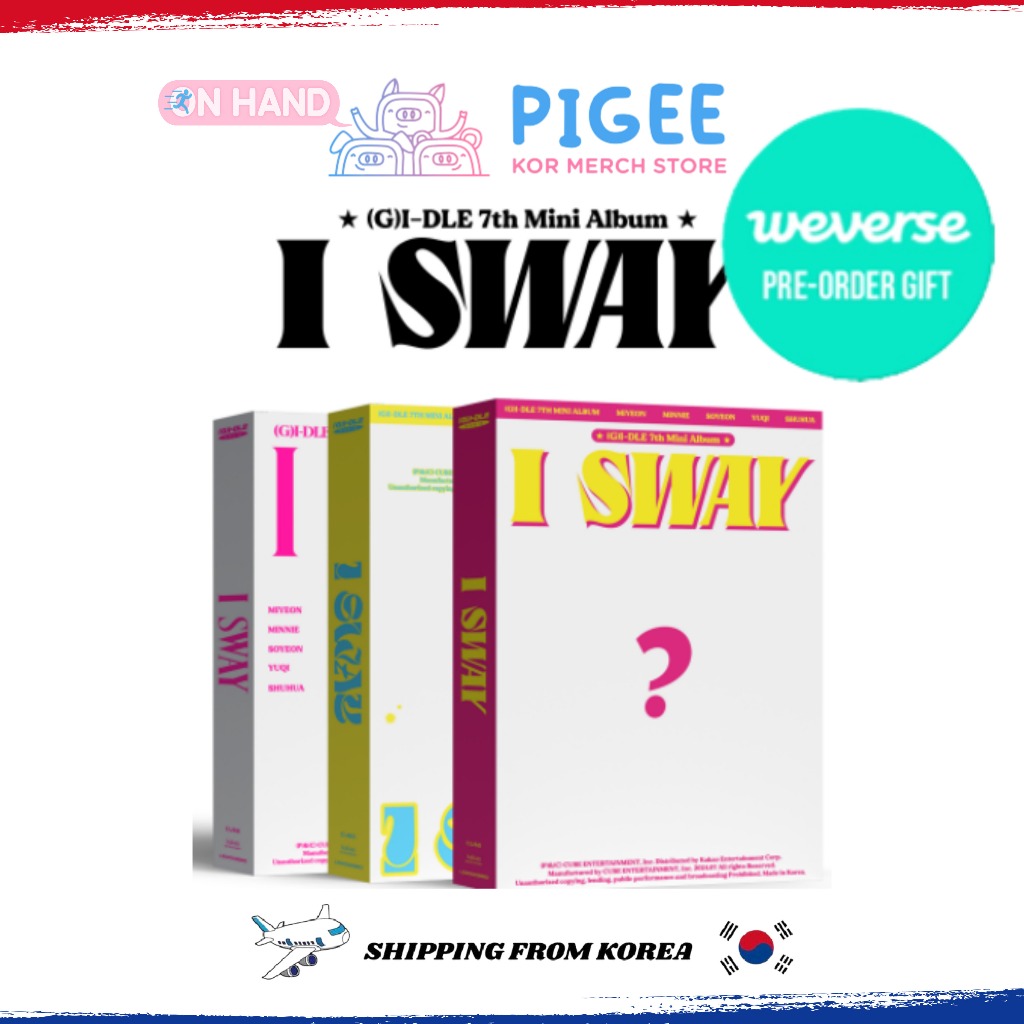 [POB] (G)I-DLE - [ I SWAY ] 7TH MINI ALBUM