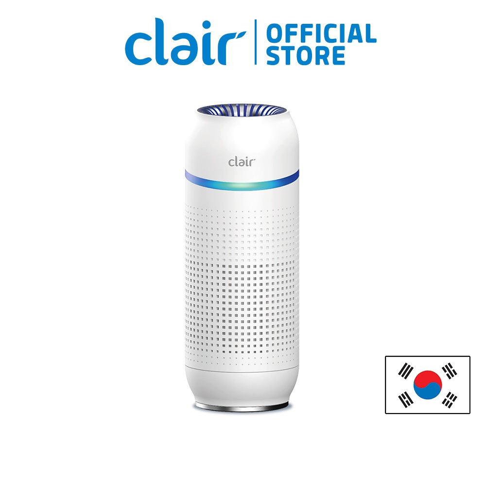 Clair B3S เครื่องฟอกอากาศในรถยนต์แบบพกพาและแบบชาร์จใหม่ได้พร้อมการกรอง 4 ขั้นตอน /HEPA11 Ture Filter/LED Sterlizer ฆ่าเชื้อแบคทีเรียและเชื้อโรค รับประกัน 1 ปี