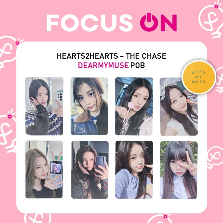 HEARTS2HEARTS H2H POB DEARMYMUSE DMM THE CHASE PHOTOCARD