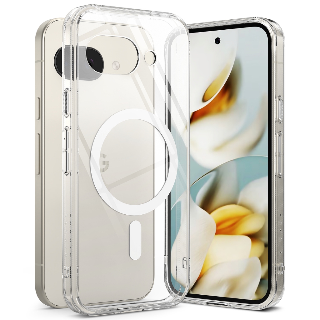 Ringke Fusion Magnetic สําหรับ Google Pixel 9a เคสฝาครอบป้องกันกันรอยขีดข่วนแบบใส