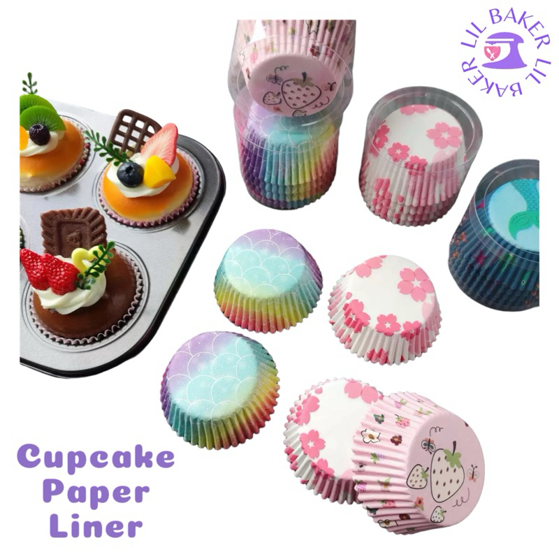 [LIL BAKER] 100 ชิ้น CUPCAKE PAPER LINER MUFFIN LINER CUP