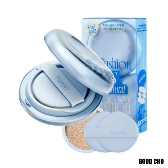 [Fwee] Cushion Glass Natural (Refill Included)