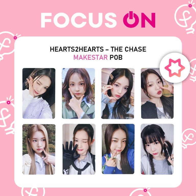 HEARTS2HEARTS H2H POB MAKESTAR THE CHASE PHOTOCARD