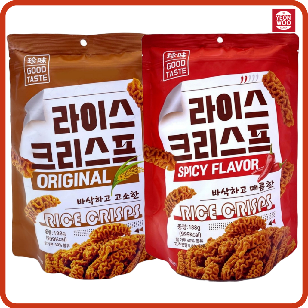 Rice Crisp Original ขนมรสเผ็ด 188 กรัม จากเกาหลี