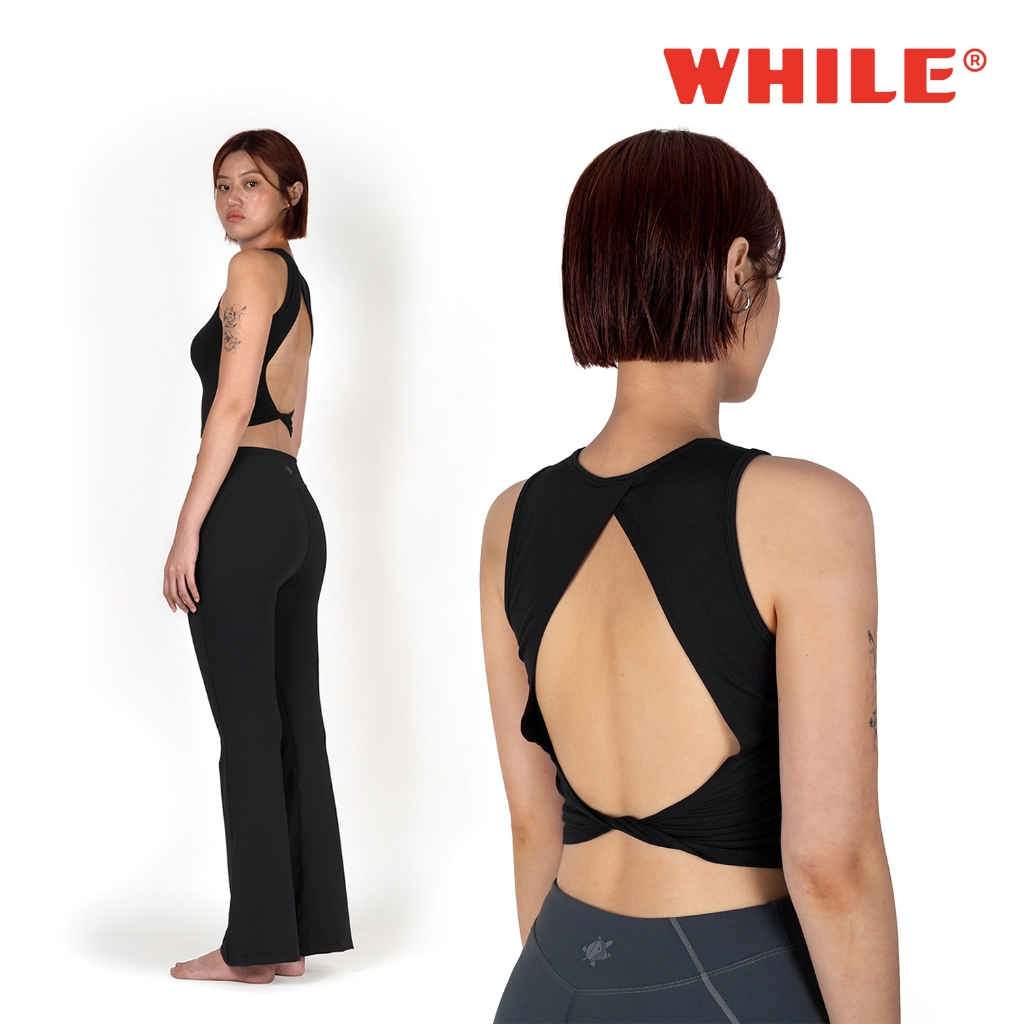 [WHILE🇰🇷] RIM CROP SLEEVELESS