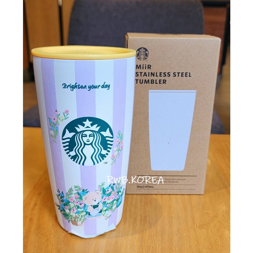 🎀【โปรดยืนยันรายละเอียดก่อนที่จะทำการสั่งซื้อ!!!】2025 แก้วสตาร์บัคส์เกาหลี Starbucks Korea Flower Mar