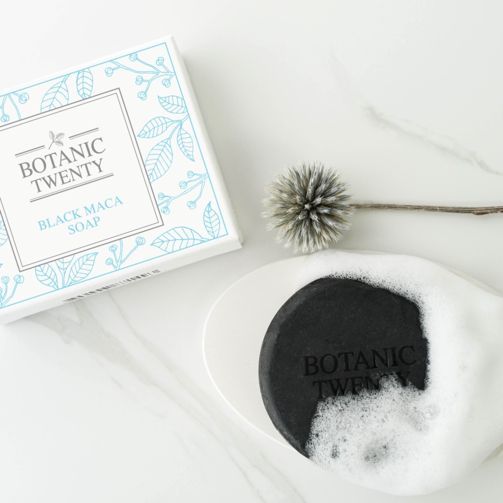 [Botanic Twenty] โบทานิค BLACK MACA SOAP 350g