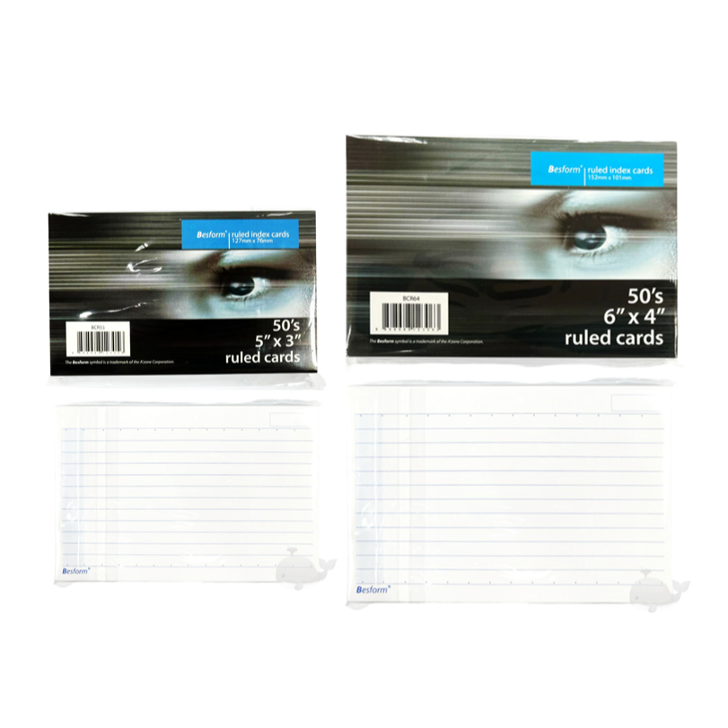 AZone Ruled Card White (50 ชิ้น/pkt)