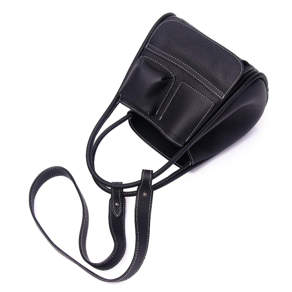 NEW JENNY TOGO CALF LEATHER TOP HANDLE SHOULDER BAG