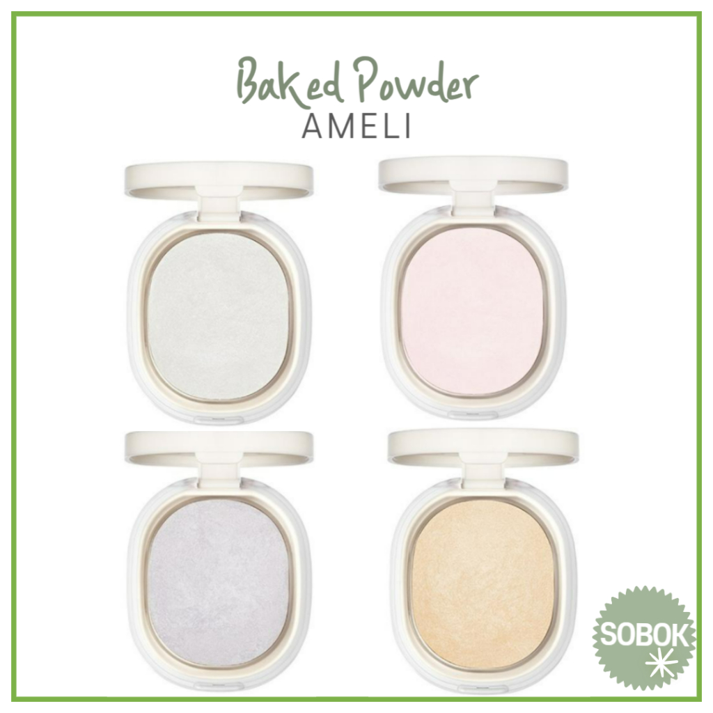 [AMELI] Baked Powder 4 สี / แป้งแต่งหน้า