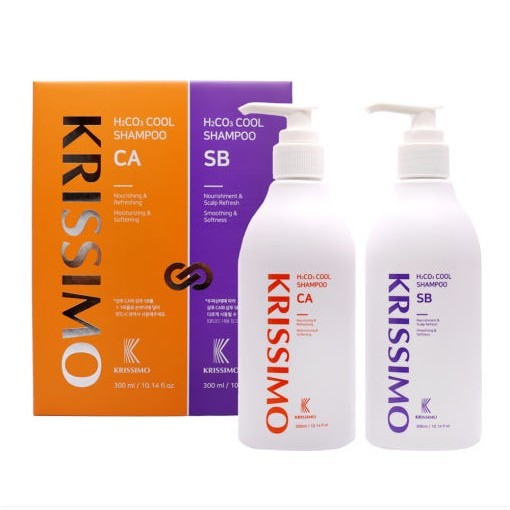 Krissimo h2co3 แชมพู 300ml 2EA สําหรับแชมพูหนังศีรษะ