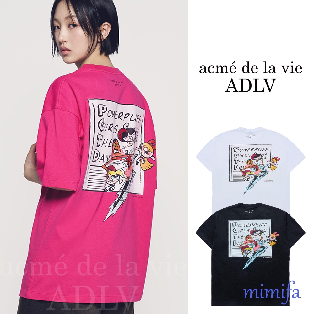 Acme de la vie ADLV the Powerpuff Girls x acmedelavie บันทึกวันเสื ้ อยืด