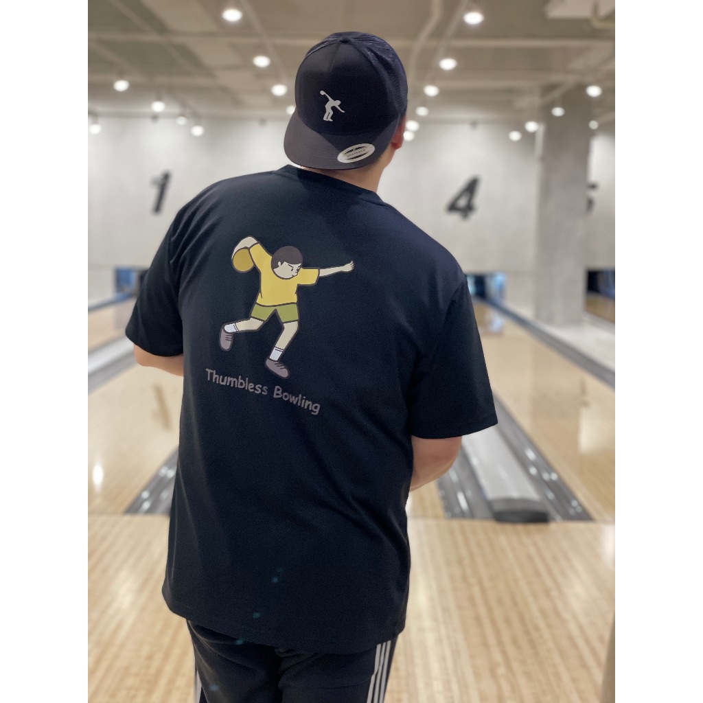 Bowling Mania เสื้อยืดสีโบว์ลิ่ง Thumbless Bowling Color T-shirt