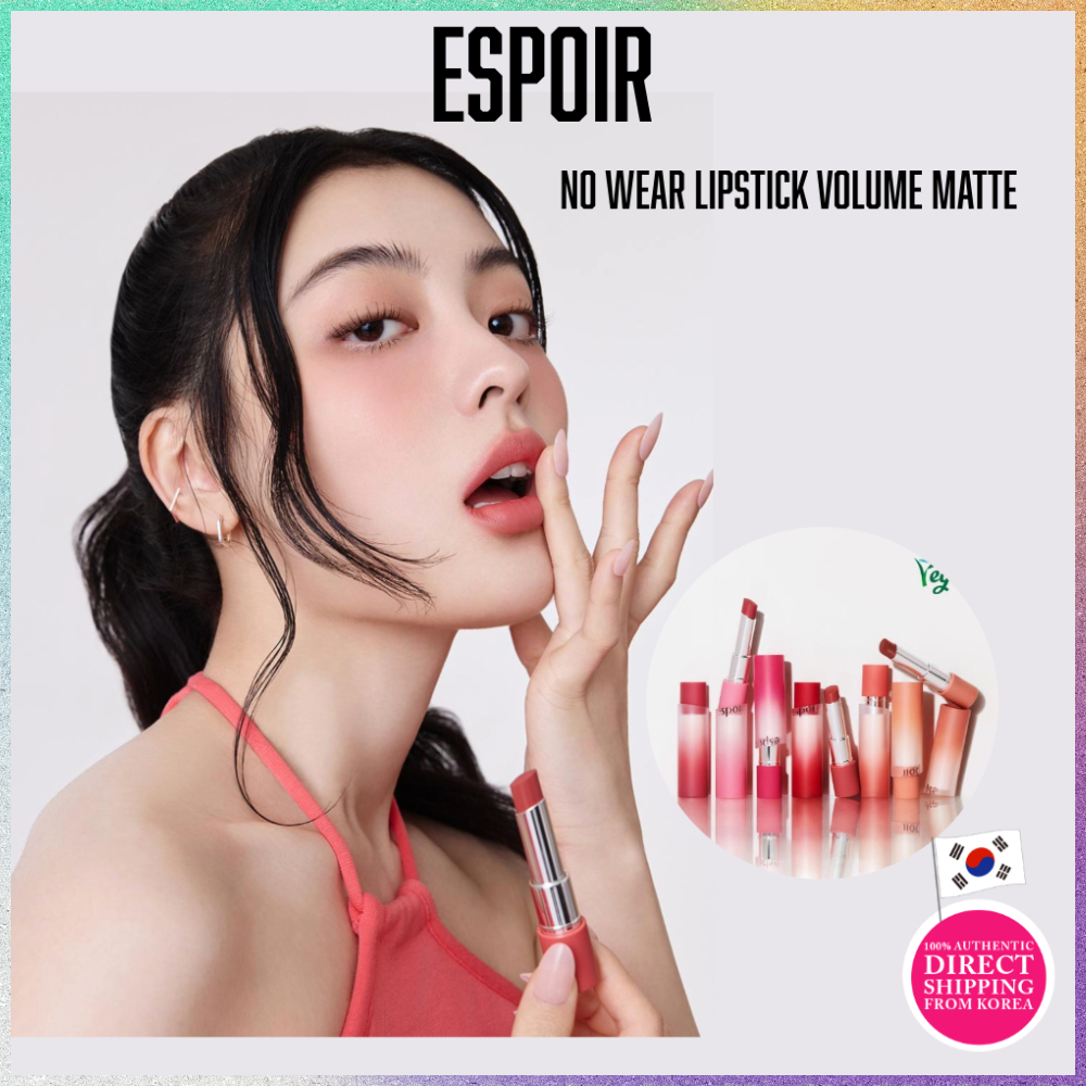 [ESPOIR] No Wear Lipstick Volume Matte 3g | 8 สี