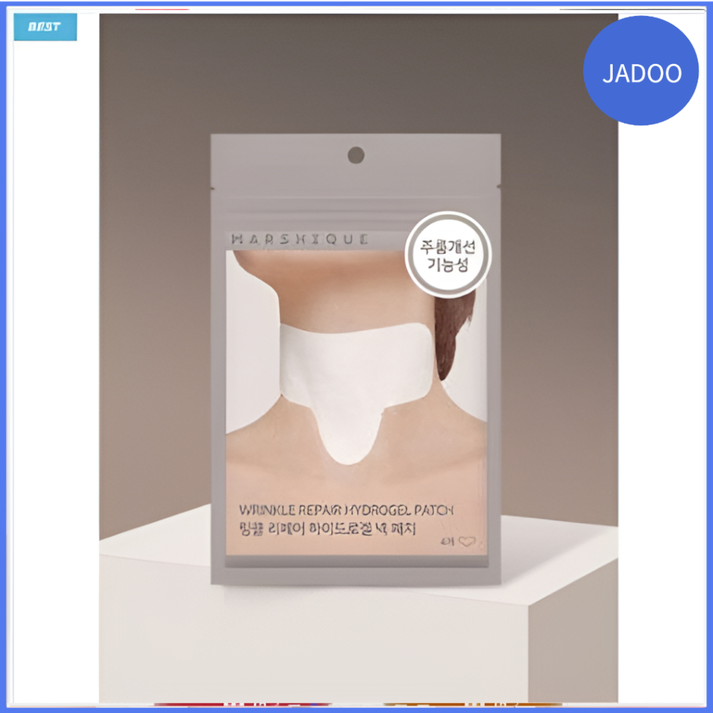 Marshique WRINKLE REPAIR HYDROGEL NECK PATCH – การดูแลคอลลาเจนเพื่อเรียบเนียนขึ้น, FIRMER NECK