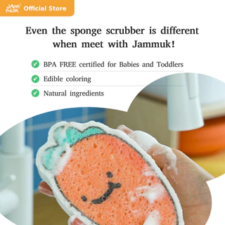 [Malang Honey] JAMMUK ฟองน้ำเซลลูโลสอัด สำหรับล้างจานเด็ก – ปลอดภัย อ่อนโยนต่อภาชนะลูกน้อย