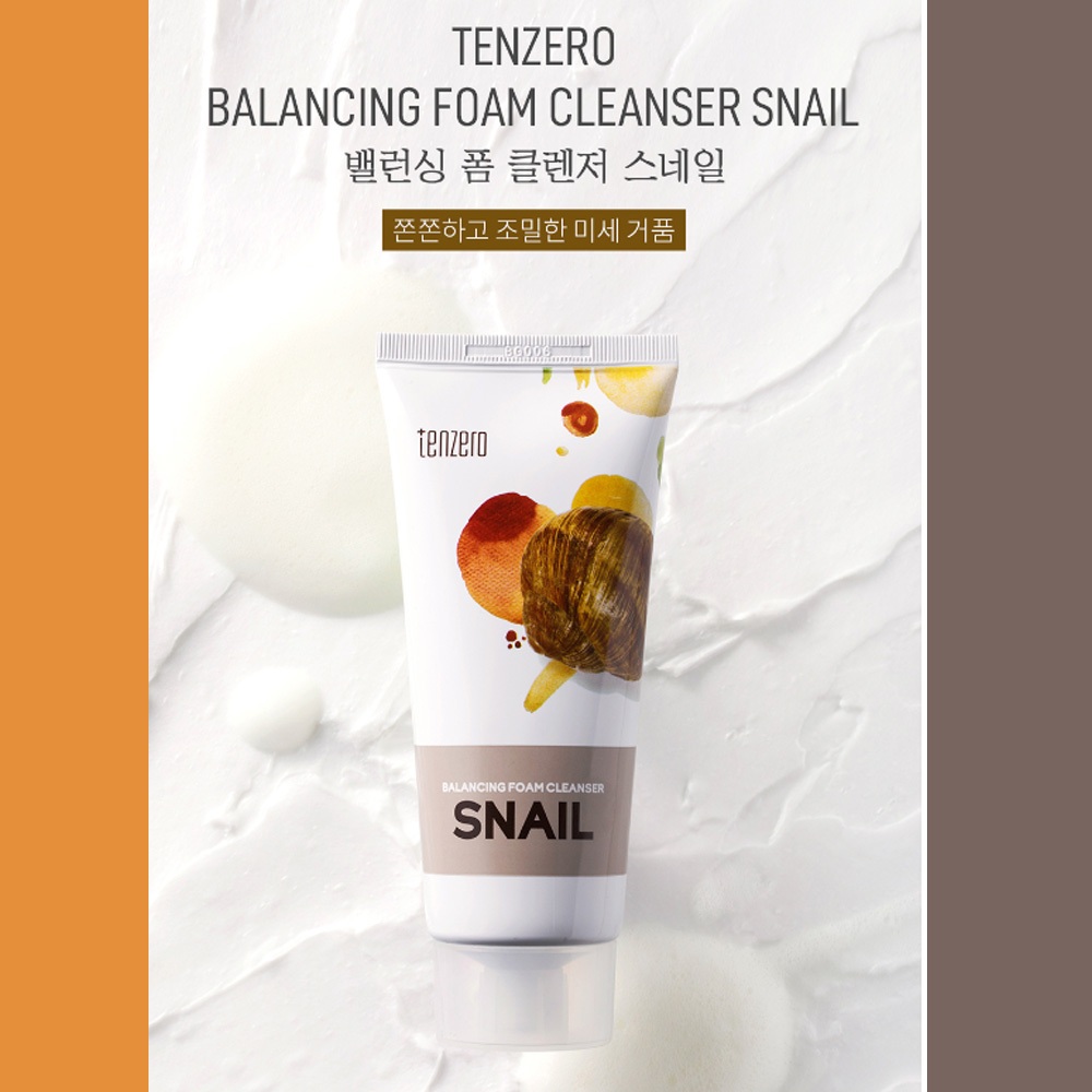 Tenzero Balancing Foam Cleanser Snail