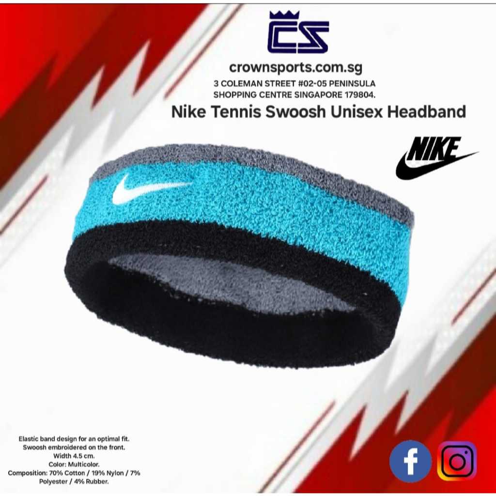 Nike Tennis Swoosh ที่คาดผม Unisex หลากสี