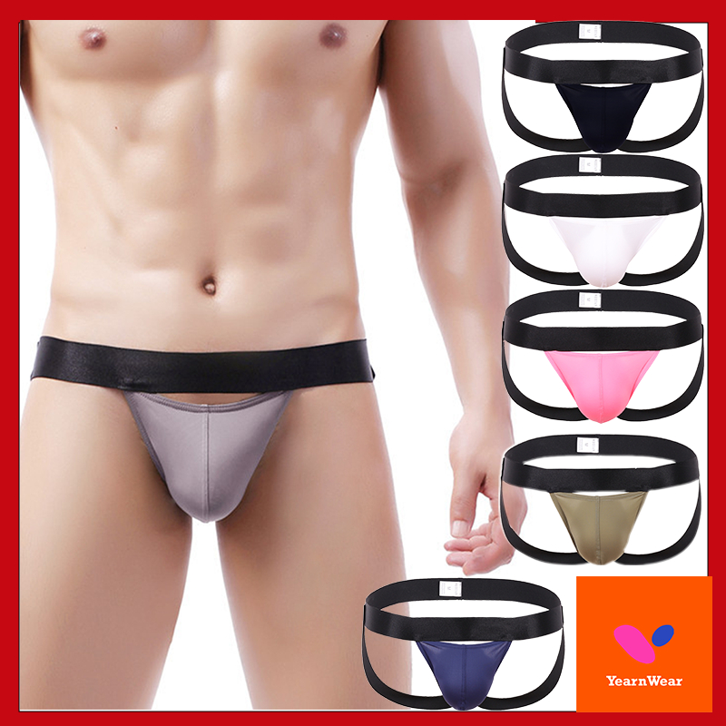 YearnWear Men Jockstrap Men G String Men Thong Silky Smooth