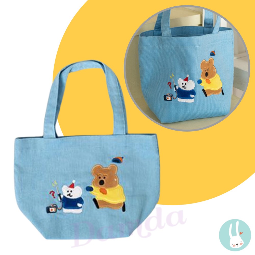 Dinotaeng Canvas Bag Tote Bag Eco