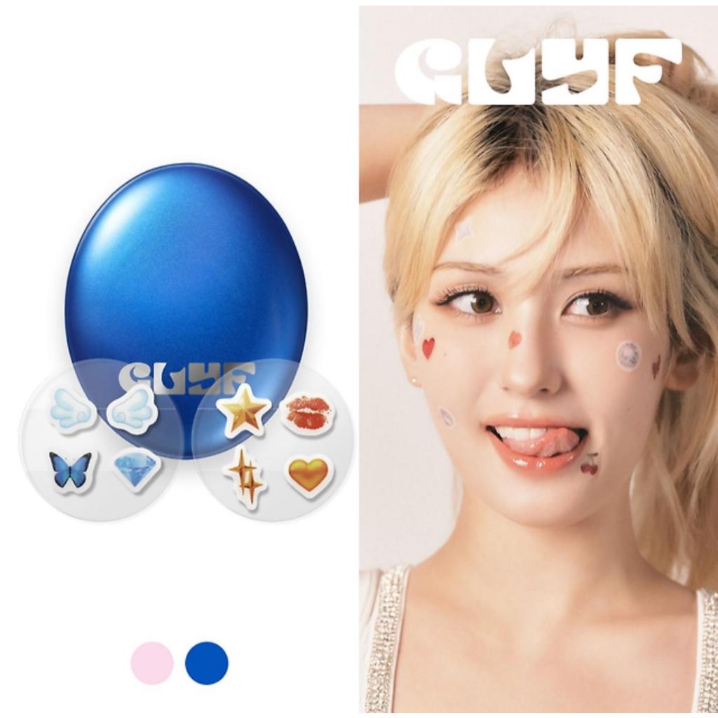 [GLYF] Korea Hydrocolloids Face Stickers Pimple Hydrocolloid Patch People Patch โดย Jeon Somi Glyfing Trouble Patch Spot Patch