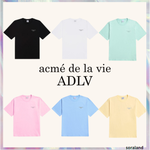 [acme De la vie] เสื้อยืด ADLV BASIC SHORT SLEEVE 6 สี