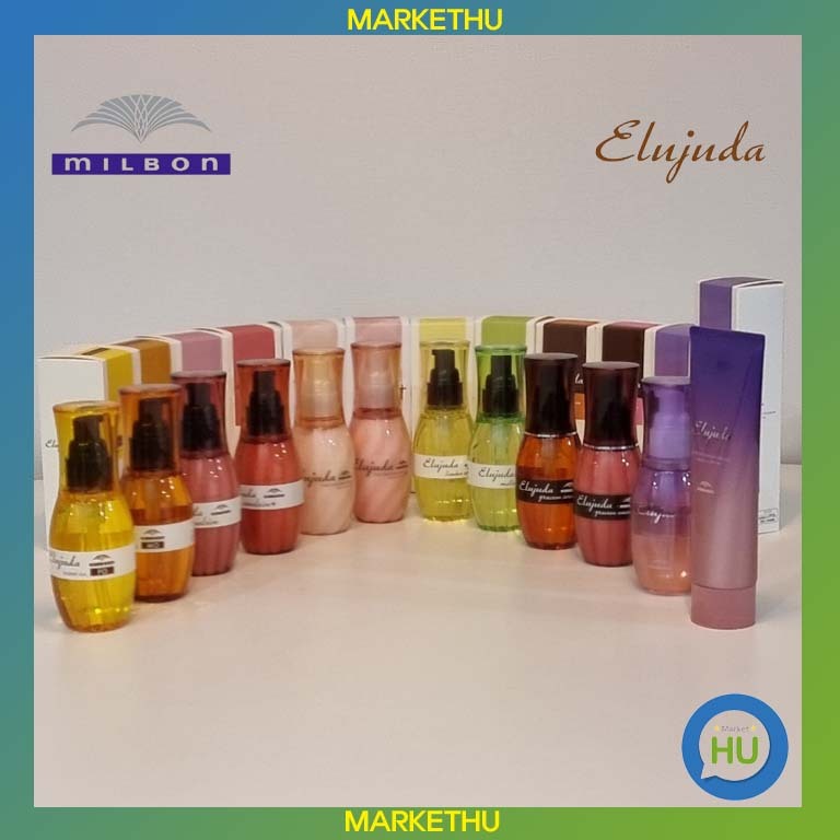 [MILBON]Elujuda Hair Essence Oil 120ml 12 ประเภท/Leave-In Hair Essence, เซรั่ม,FRZZ FIXER EMULSION, Bleach Care Gel Serum