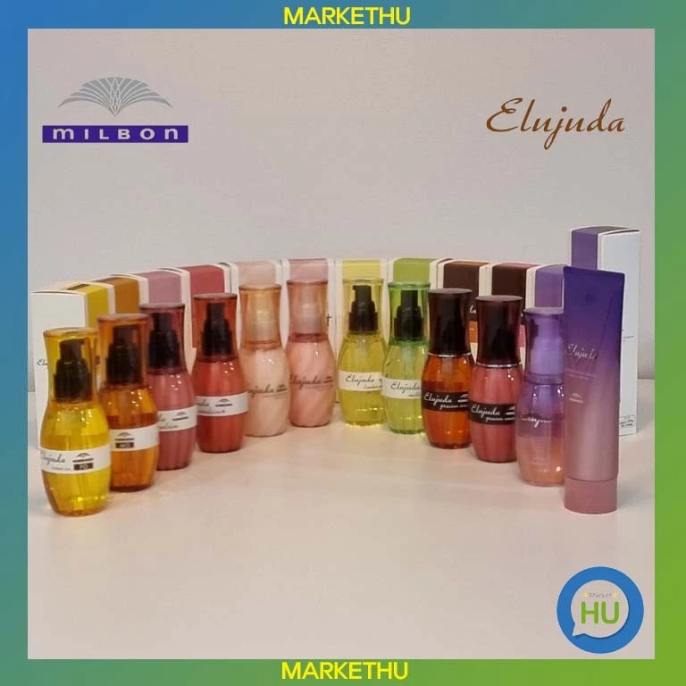 [MILBON]Elujuda Hair Essence Oil 120ml 12 ประเภท/Leave-In Hair Essence, เซรั่ม,FRZZ FIXER EMULSION, Bleach Care Gel Serum