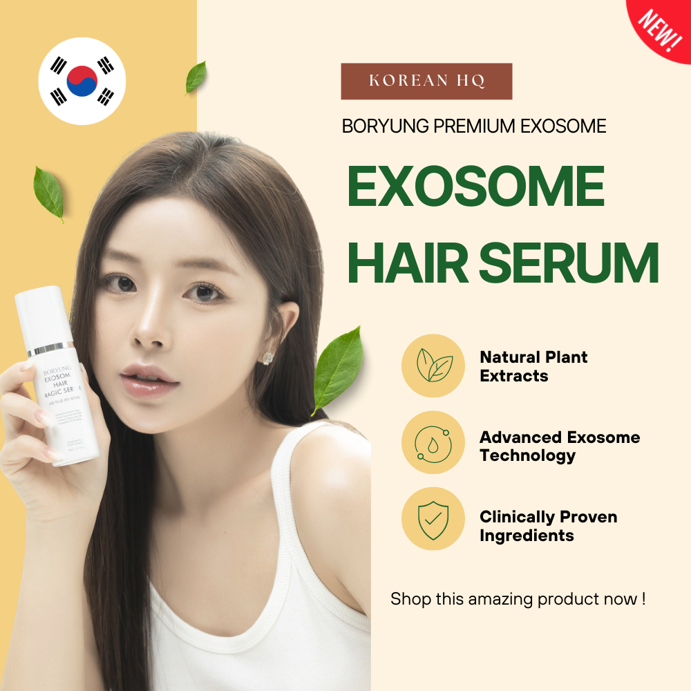 ป้องกันผมร่วง บํารุงหนังศีรษะ Boryung Exosome Hair Magic Serum 80ml เกาหลี HQ