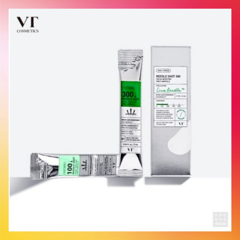 Vt Reedle Shot 100 / Reedle Shot 300 / Facial Boosting First Ampoule / Cica Reedle Shot Essence