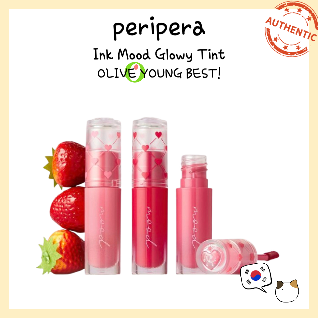 [สีใหม่] Peripera Ink Mood Glowy Tint - OLIVE YOUNG BEST! จัดส่งจากเกาหลี