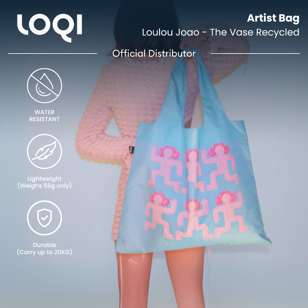 Loqi Artist Folding Bag - Loulou Joao - The Pase Recycled