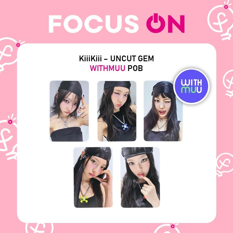 KiiiKiii POB WITHMUU UNCUT GEM PHOTOCARD