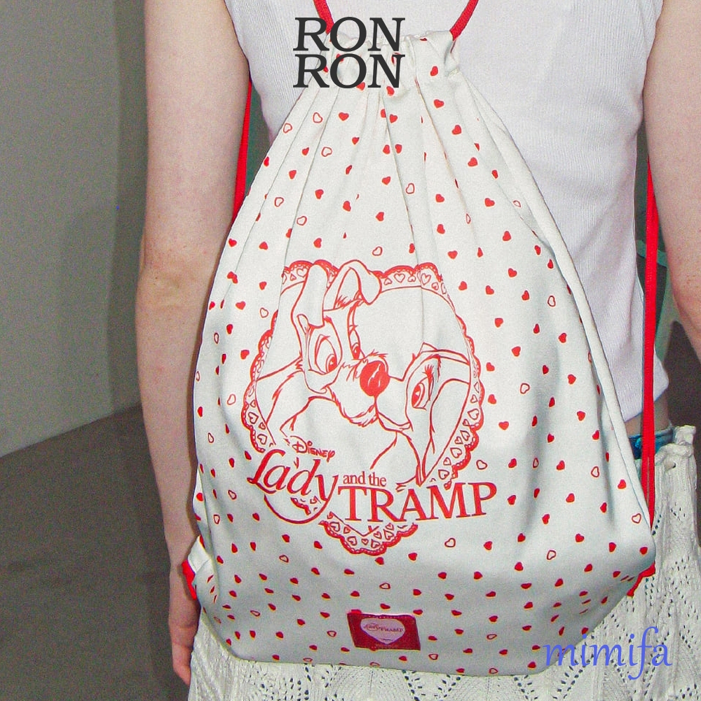 Ronron HEART LADY AND THE TRAMP STRING BAG