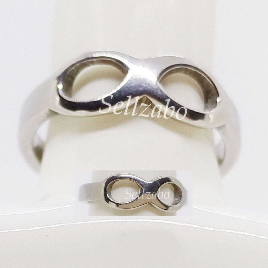 แหวน Broad US ขนาด 9.5 เงินแว่นตาอุปกรณ์เสริม Aksesori Perak Cincin Mens Guys ชาย Lelaki สุภาพสตรีผู