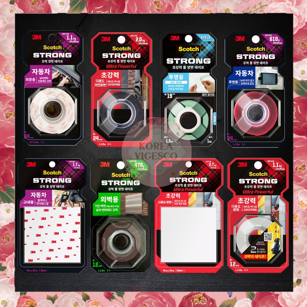 3m Scotch Extreme Strong เทปกาวสองหน ้ าความแข ็ งแรงสูงสุด 414 410-S19 | 3m เคลียร ์ สองด ้ าน