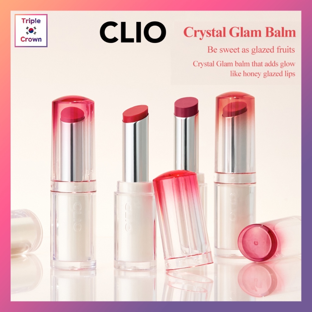 CLIO Crystal GLAM BALM 6 สี