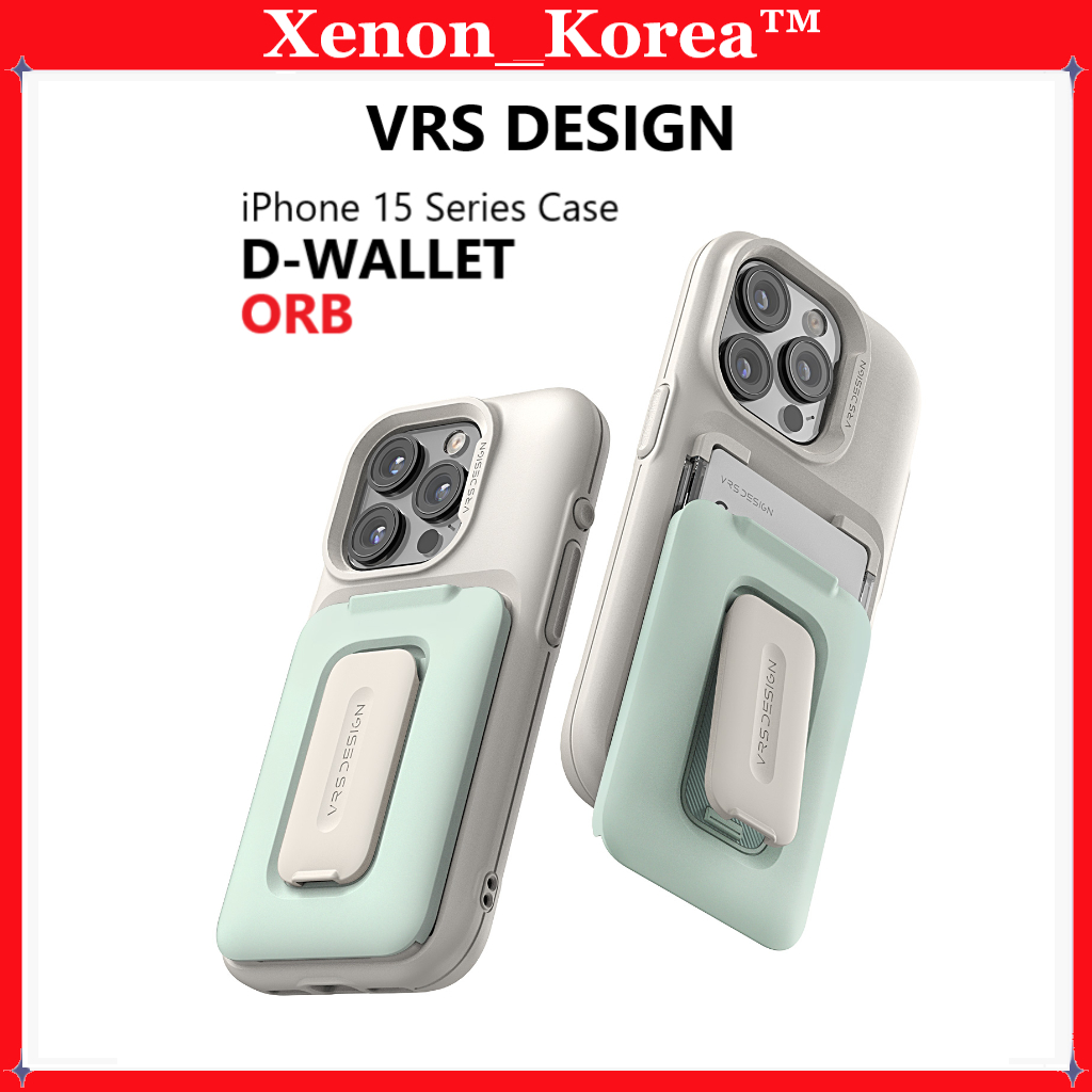 [VRS DESIGN]  D-WALLET ORB Card Storage เคสโทรศัพท ์ มือถือ / iPhone 15 Pro/ iPhone 15 Pro Max