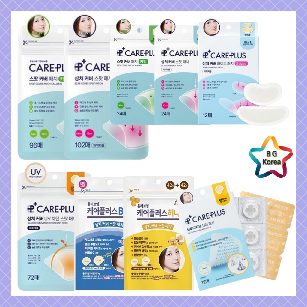 [Olive Young] Care Plus Acne Pimple Patch Scar Cover Spot Patch / สติ๊กเกอร์สิวเกาหลี Hydrocolloid