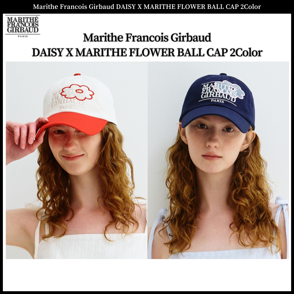 Marithe Francois Girbaud DAISY X MARITHE FLOWER BALL CAP 2 สี